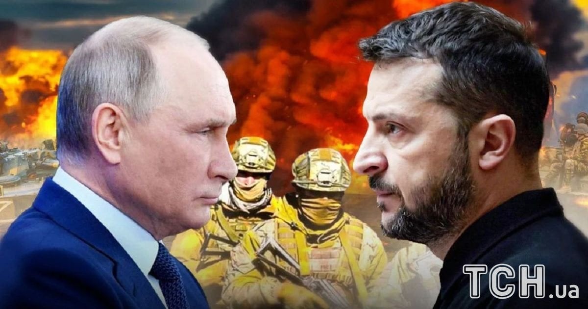 Владимир Путин и Владимир Зеленский
